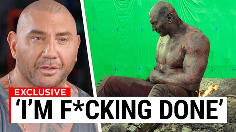 Dave Bautista Confirms He Is Leaving The Mcu After Gotg 3 Youtube