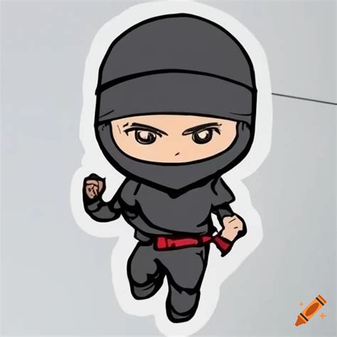 Cool Ninja Sticker