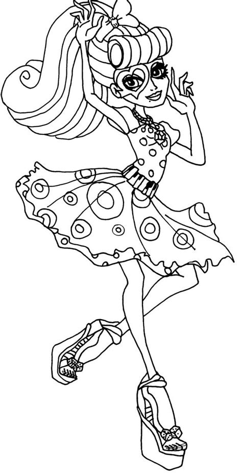 Monster High Pictures To Print And Color Coloring Home