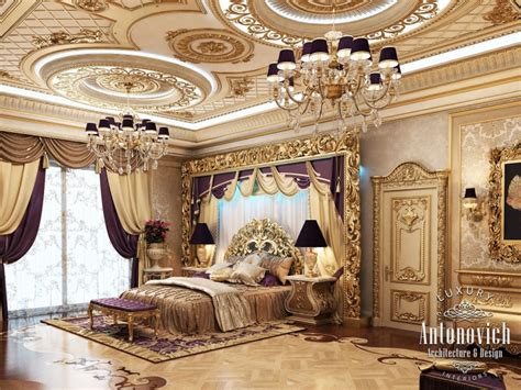 Master Bedroom For Luxury Royal Palaces Classical Interior Design