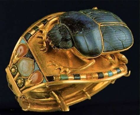 King Of Egypt Scarab Bracelet From The Tomb Of Tutankhamun Ne