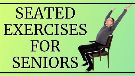 Printable Best Chair Exercises For Seniors Yoga For Seniors Senior