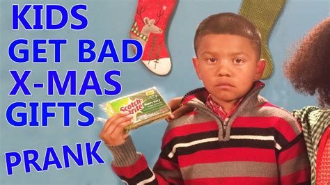 Maybe you would like to learn more about one of these? Kids open Bad Christmas Gifts Prank 2014! - YouTube