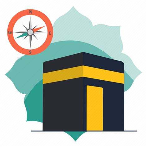 Prayer Compass Kaaba Icon Download On Iconfinder