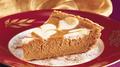 For easy serving, place candied pecan. Pumpkin-Cream Cheese Pie with Cookie Crust Recipe - Tablespoon.com