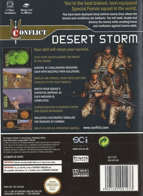 Conflict Desert Storm Box Shot For Pc Gamefaqs