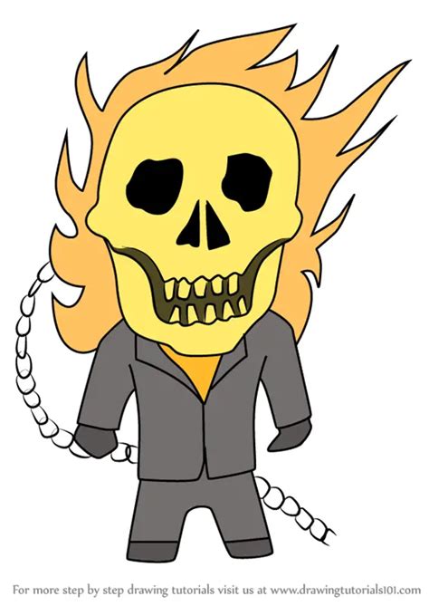 Ghost Rider Drawing Easy Step By Step And What Better Subject Than Your