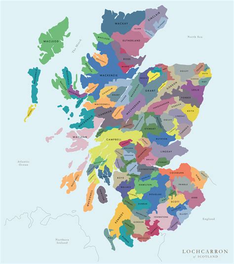 Scotland Clan Map History Scotland