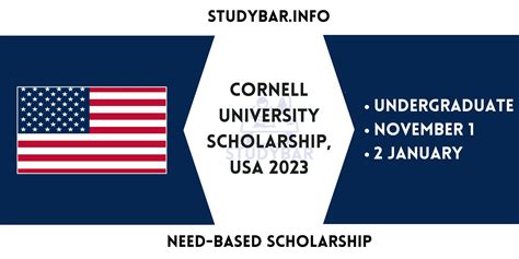 Cornell University Scholarship Usa 2023