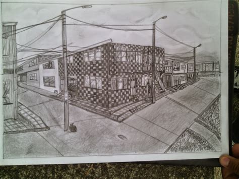 Expresion y Comunicacion! Dibujos a lapiz: Dibujo 15: 2 puntos de fuga