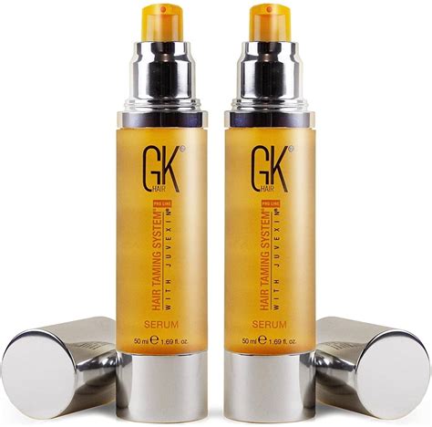 GK HAIR Global Keratin 100 Organic Argan Oil Anti Frizz Hair Serum