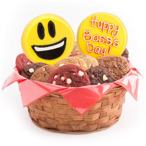 We wish that you were born at least a couple of years later so we could have more time with you as a great boss. Boss's Day Gift Basket | Gift for Your Boss | Cookies by ...