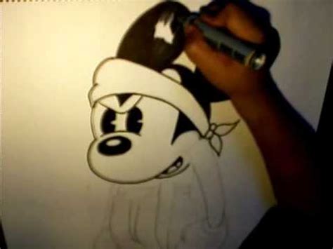Art drawings character art graffiti drawing art sketches graffiti characters cartoon . Srep By Step on How to Draw MIckey Mouse (Chicano Rap ...