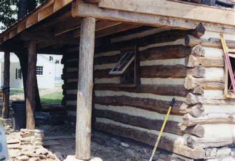 Focus on shallower foundation types such as strip, raft, pads. New Log Cabin with Hand Hewn Logs