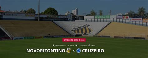 Novorizontino X Cruzeiro Onde Assistir Que Horas é O Jogo Hoje E Mais