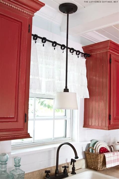 To bring this idea home, just select a fabric, curtain rod and hangers that go with your decor. Make A Quick and Easy Window Valance | Kitchen window ...