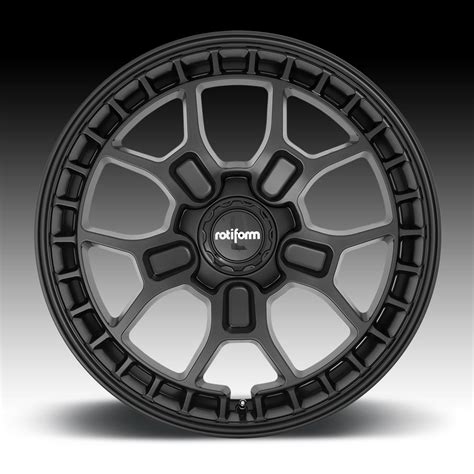 Rotiform Zmo M R180 Matte Black Custom Wheels Rims Zmo M R180