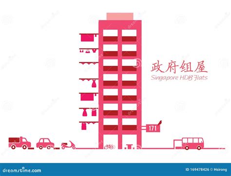 Singapore Flats Vector Stock Illustrations Singapore Flats Vector