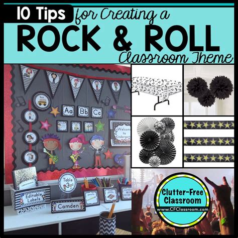 Rock And Roll Themed Classroom Ideas And Printable Classroom