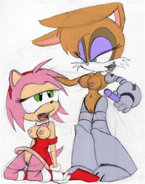 Rule 34 Amy Rose Archie Comics Bunnie Rabbot Monkeycheese Sonic