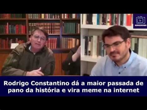 Rodrigo constantino é economista, escritor e um liberal sem medo de polêmica ou da patrulha da esquerda politicamente correta. A PIADA chamada Rodrigo Constantino vira meme na internet ...