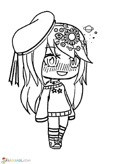 Cute Anime Character Anime Chibi Coloring Pages To Print Free