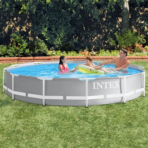 Intex 12ft X 30in Prism Frame Pool Set Intex Pools And Filtration