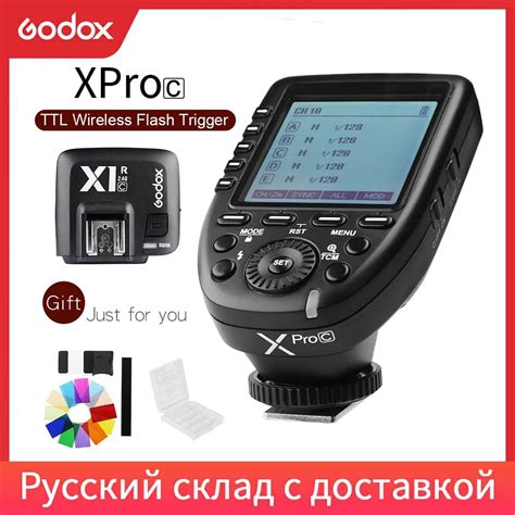 godox xpro c e ttl ii 2 4g x system wireless control remote trigger with x1r c controller