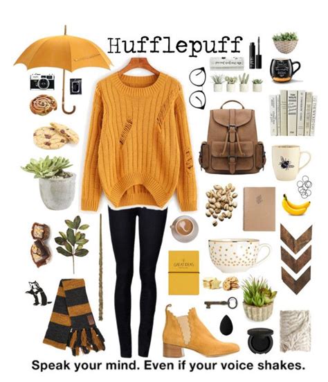 Cozy Hufflepuff By Lonelyfruitsnak Liked On Polyvore Featuring