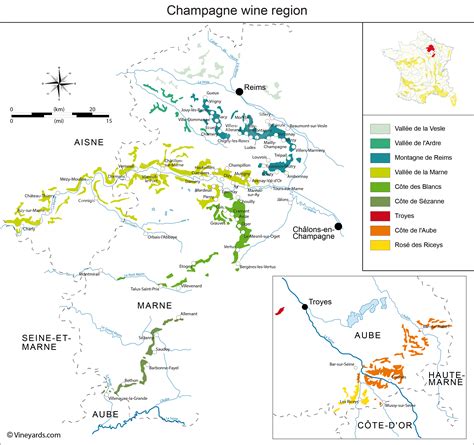 France Map Of Vineyards Wine Regions