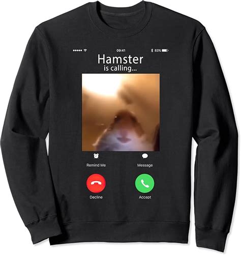 Dank Meme Hamster Staring Front Camera T Shirt Calling T Sweatshirt