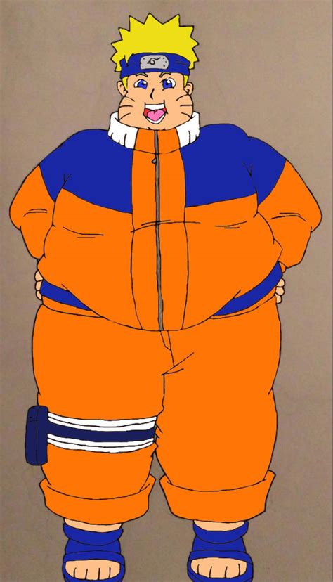 Fat Naruto Colored Updated By Demongod18 On Deviantart