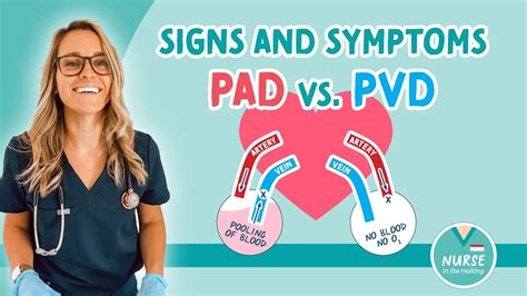 PAD Vs PVD Peripheral Arterial Disease Vs Peripheral Venous Disease Signs Symptoms YouTube