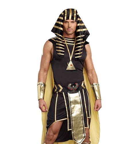adult pharaoh king of egypt costume size xs with defect ebay