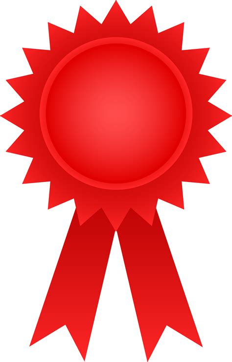 Red Award Ribbon Free Clip Art