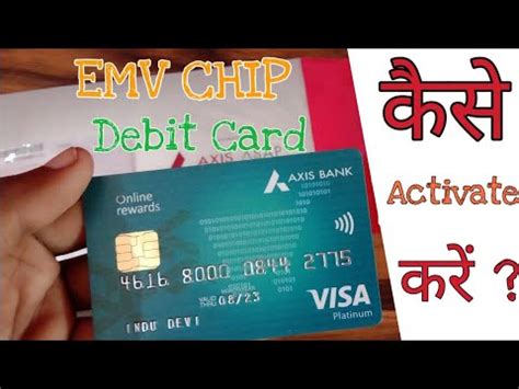 Only with flipkart axis bank credit card. 【How to】 Activate Axis Bank Debit Card First Time