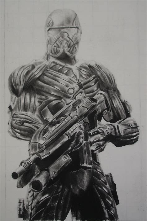 Daenerys from game of thrones pencil portrait by. A sketch of the main character in the 2007 game: Crysis ...