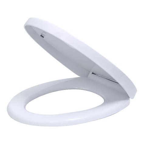 Quick Release Soft Close Toilet Seat White Round Oval Bathroom Heavy