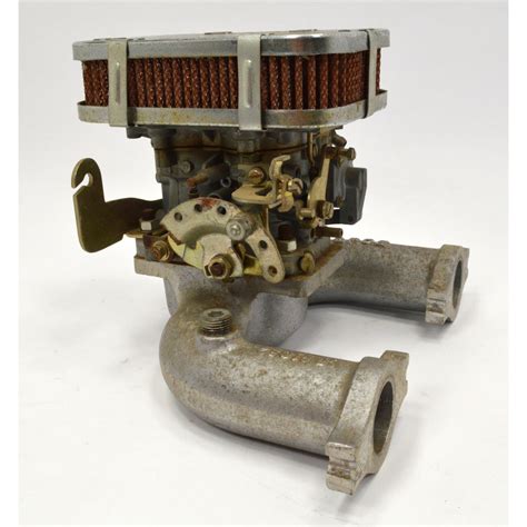 Vintage Weber Carburetor 3236 Dgv 5a With Pierce Intake Manifold