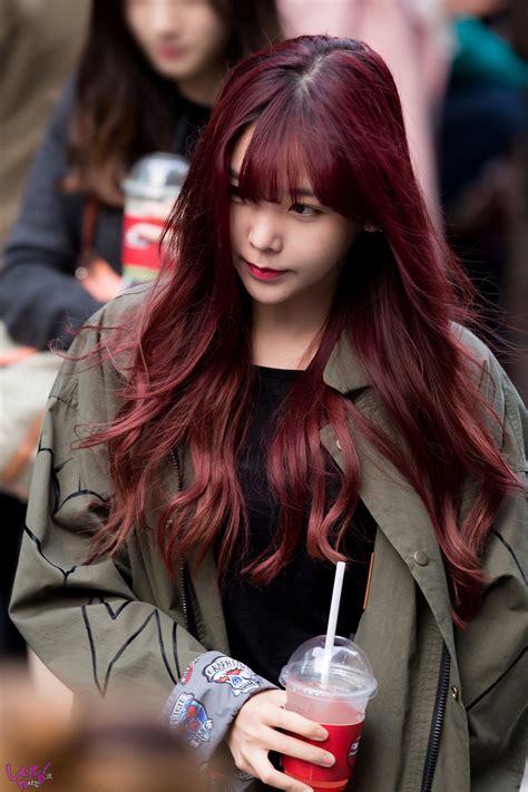 You have two alleles, one from your mom and one from your dad. kpop in red hair on Twitter: " *。orange caramel's raina ...