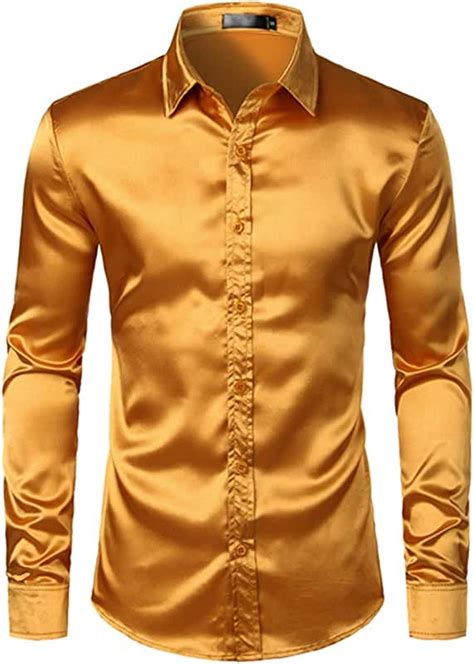 Amazonca Gold Dress Shirts Tops Tees And Shirts Clothing Shoes