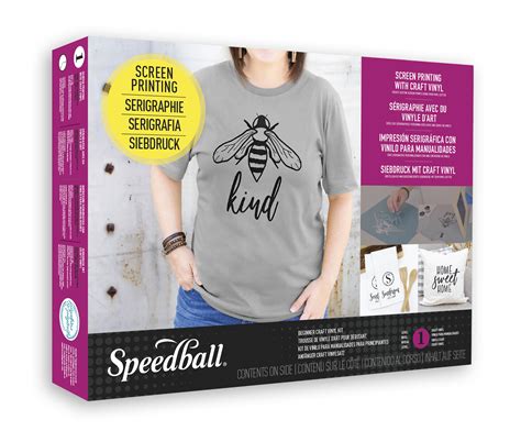 Beginner Screen Printing Craft Vinyl Kit Speedball Art