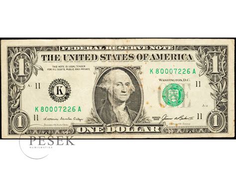 1 Dollar 1985 Numismatika Pešek