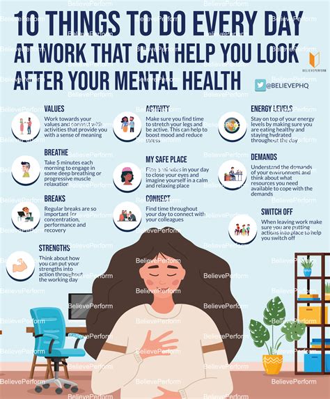 10 Things You Can Do Every Day At Work That Can Help You Look After Your Mental Health
