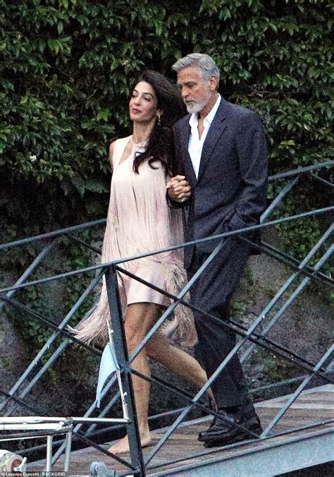 George And Amal Clooney Picture Exclusive Lawyer Dons A Pink Tassel