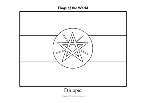 Ethiopia Coloring Page Coloring Pages