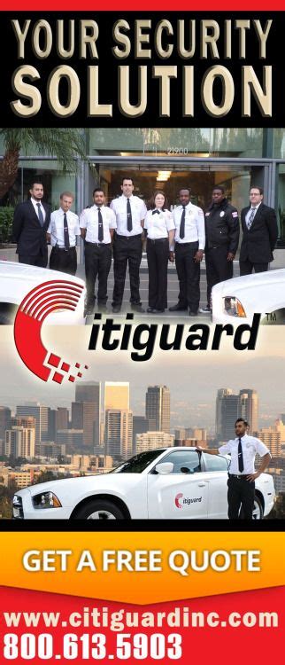 Los Angeles Security Find Armed And Unarmed Guards Security Guard