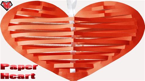 How To Make A Paper 3d Love Heart Diy 3d Heart Shape Paper Cutting