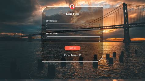 Animated Login Form In Html And Css How To Cerate A Animated Login