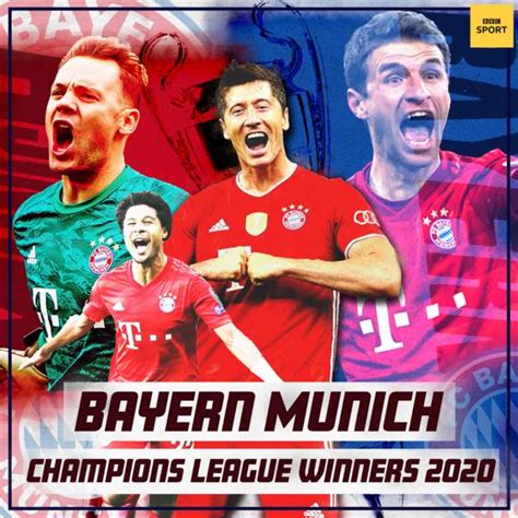 The uefa champions league and its predecessor, the european cup, has been contested in that time there have been dynasties, surprise winners, and upsets, with each edition adding to the lore real madrid leads the pack of past champions, holding on to a lead that will take several years, if not. Bayern Munich Are 2019/2020 UEFA Champions League Winners ...